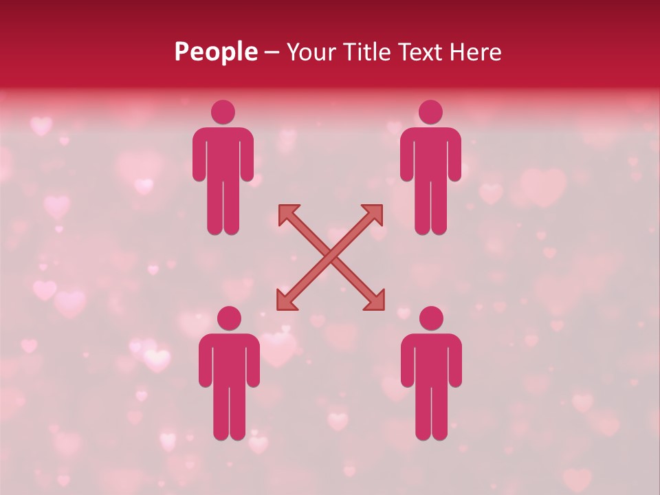 Backdrop Romance Pink PowerPoint Template