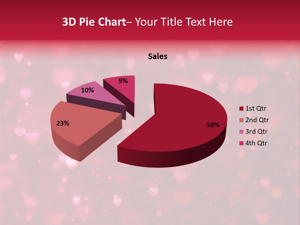 Backdrop Romance Pink PowerPoint Template