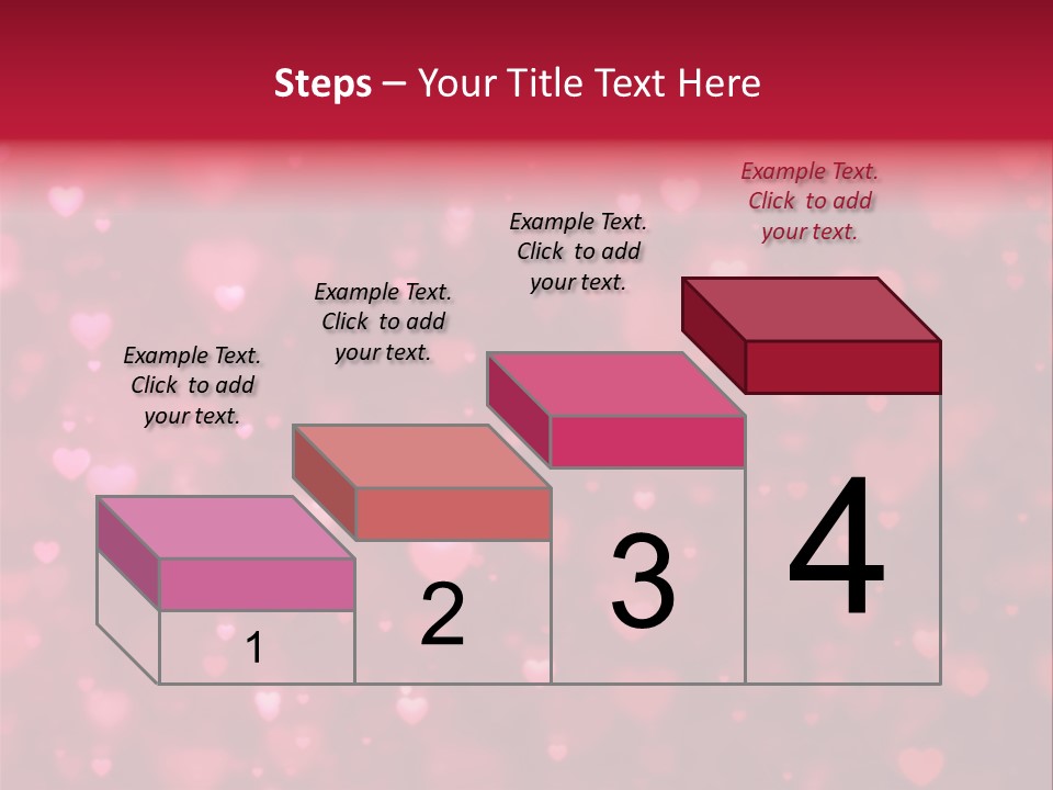 Backdrop Romance Pink PowerPoint Template