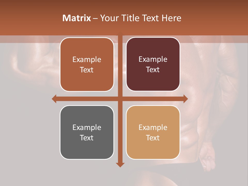 Torso Nipple Black PowerPoint Template