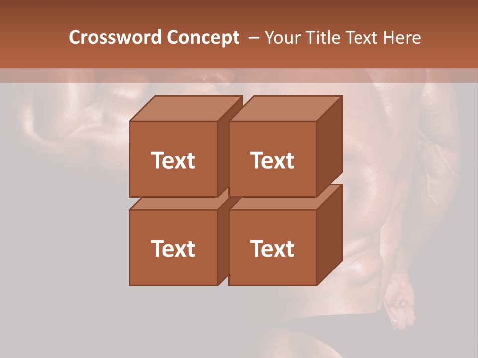 Torso Nipple Black PowerPoint Template