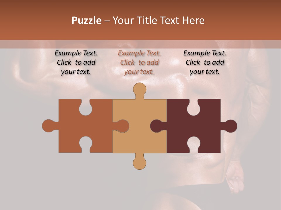 Torso Nipple Black PowerPoint Template