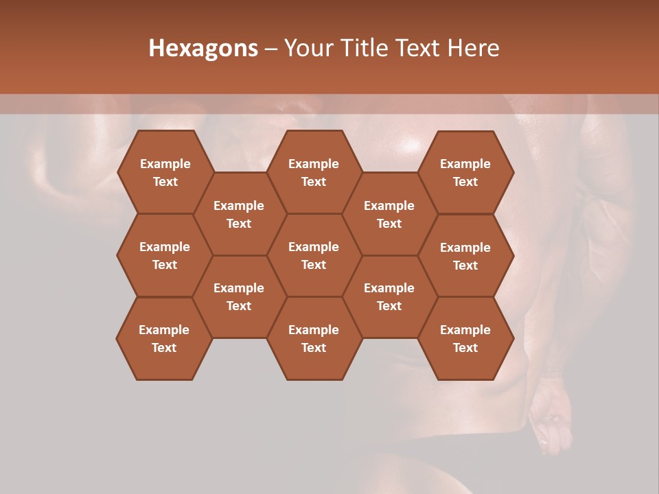 Torso Nipple Black PowerPoint Template