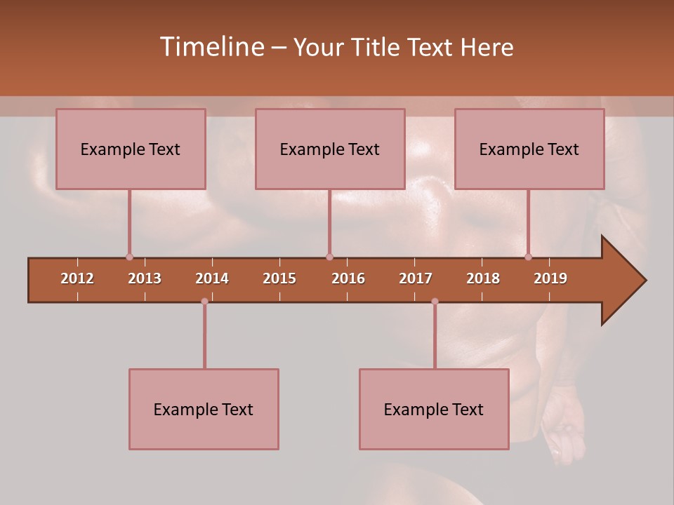 Torso Nipple Black PowerPoint Template