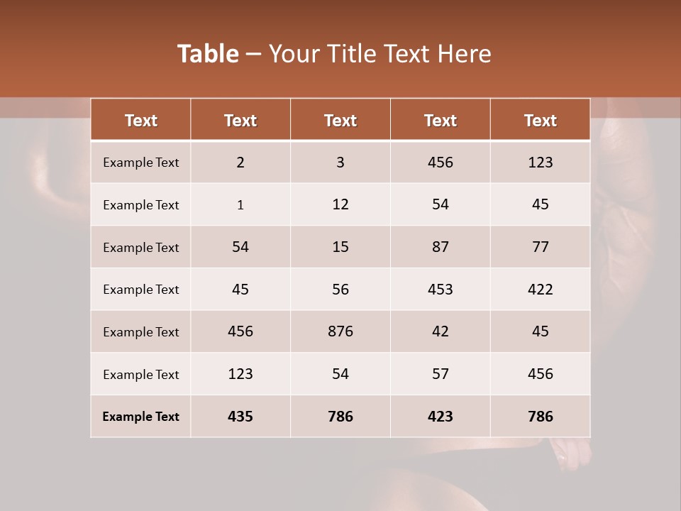 Torso Nipple Black PowerPoint Template