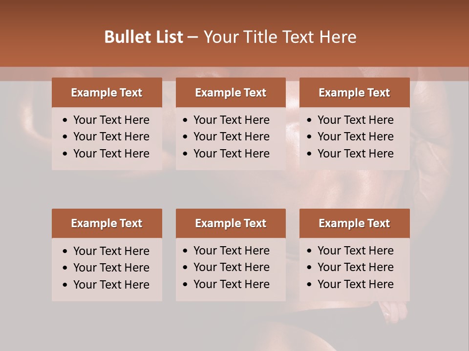 Torso Nipple Black PowerPoint Template