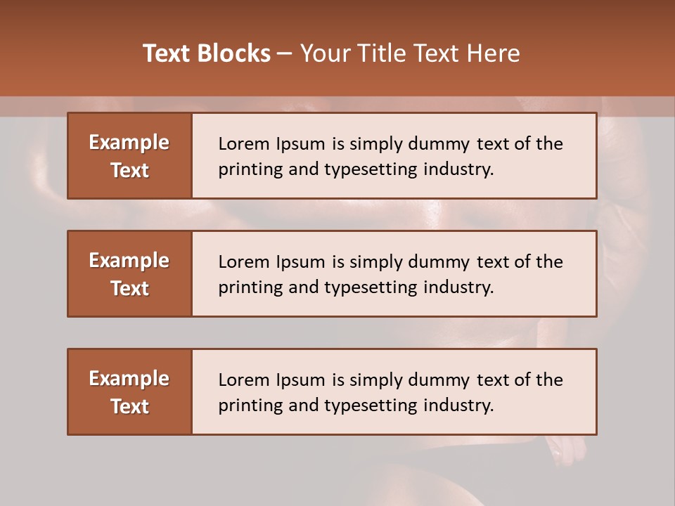 Torso Nipple Black PowerPoint Template