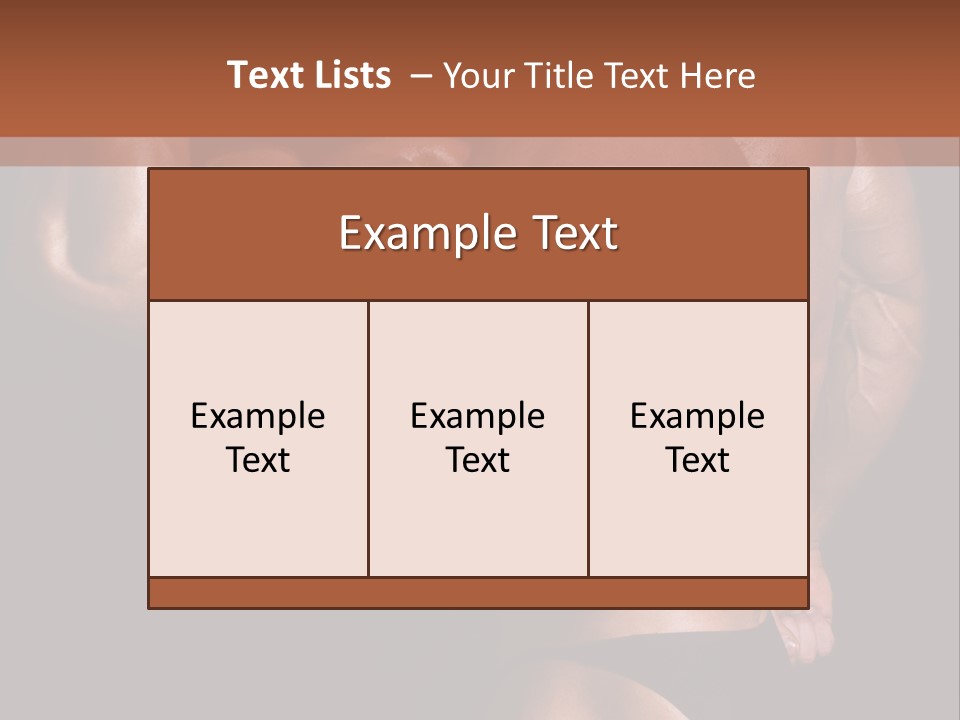 Torso Nipple Black PowerPoint Template