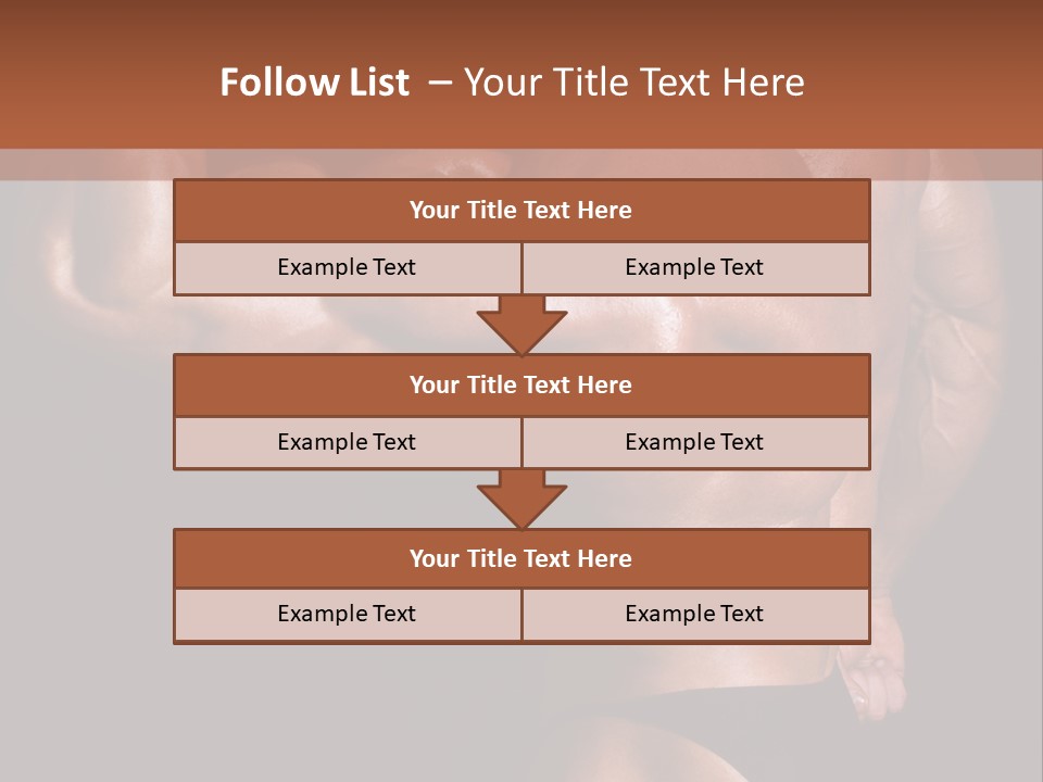 Torso Nipple Black PowerPoint Template