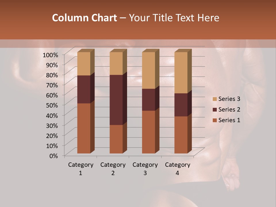 Torso Nipple Black PowerPoint Template