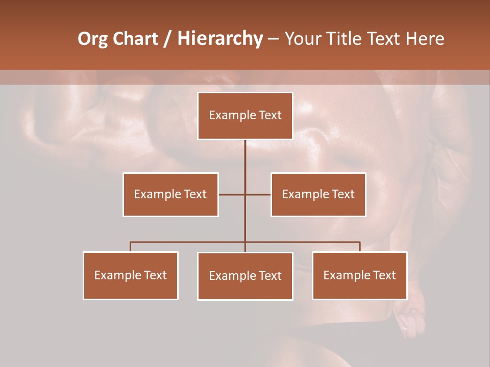 Torso Nipple Black PowerPoint Template