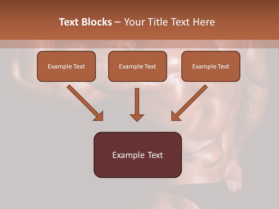 Torso Nipple Black PowerPoint Template