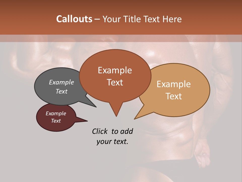 Torso Nipple Black PowerPoint Template