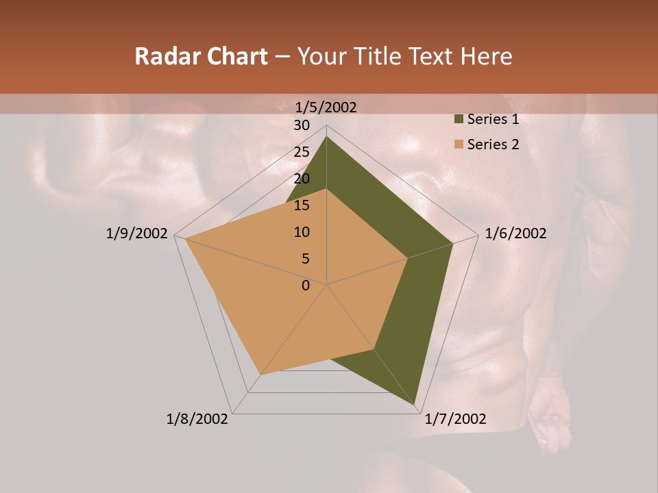 Torso Nipple Black PowerPoint Template