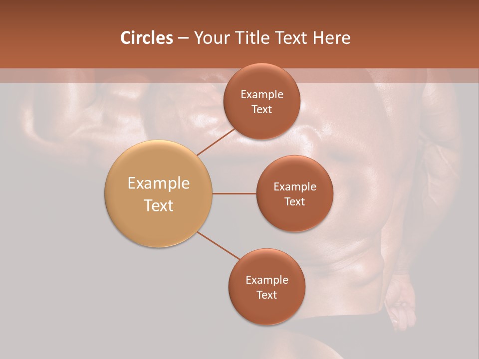 Torso Nipple Black PowerPoint Template