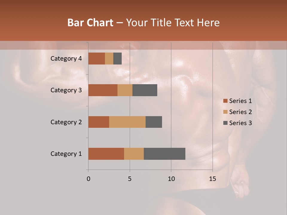 Torso Nipple Black PowerPoint Template