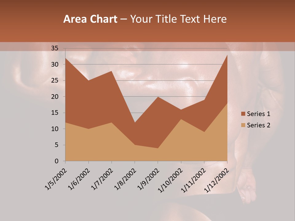 Torso Nipple Black PowerPoint Template