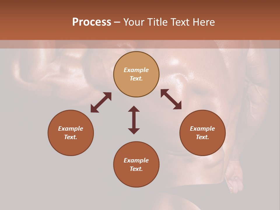 Torso Nipple Black PowerPoint Template