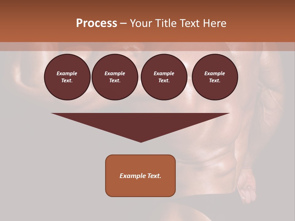 Torso Nipple Black PowerPoint Template