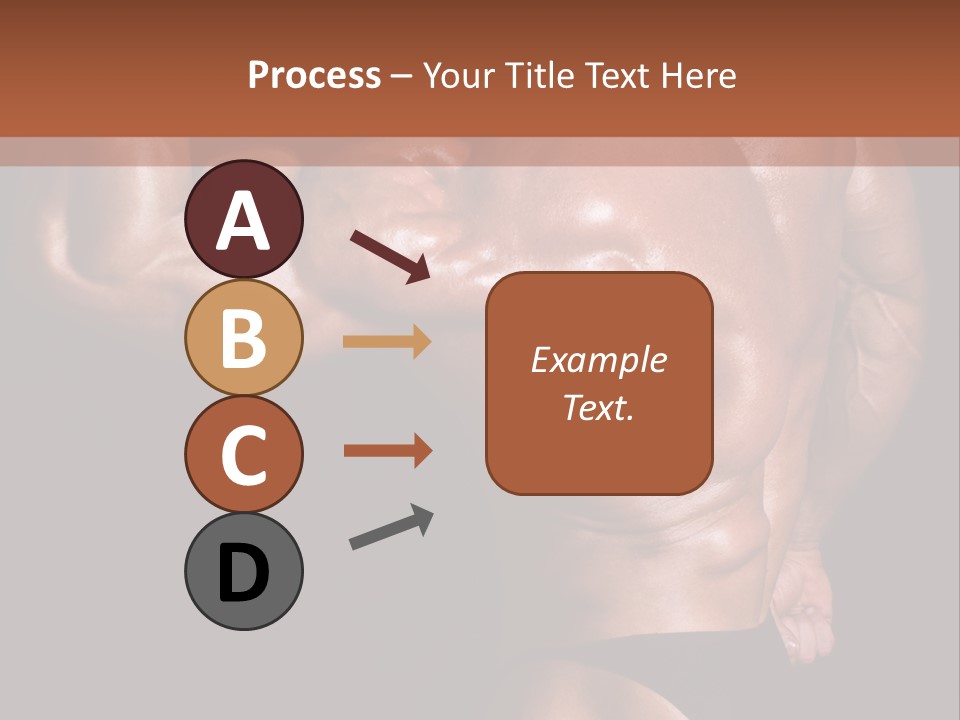 Torso Nipple Black PowerPoint Template