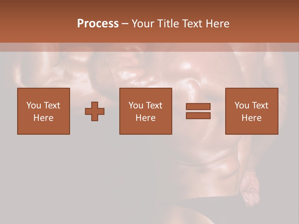 Torso Nipple Black PowerPoint Template