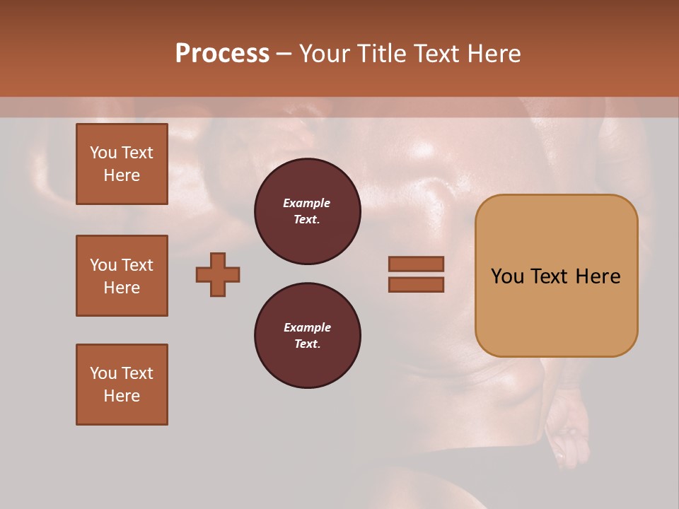 Torso Nipple Black PowerPoint Template