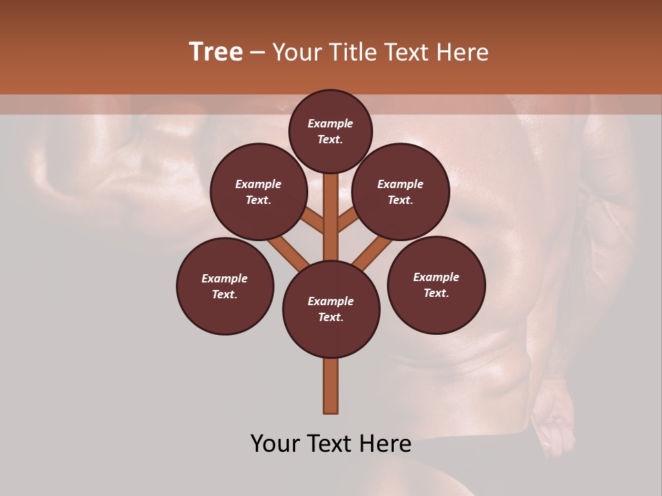 Torso Nipple Black PowerPoint Template