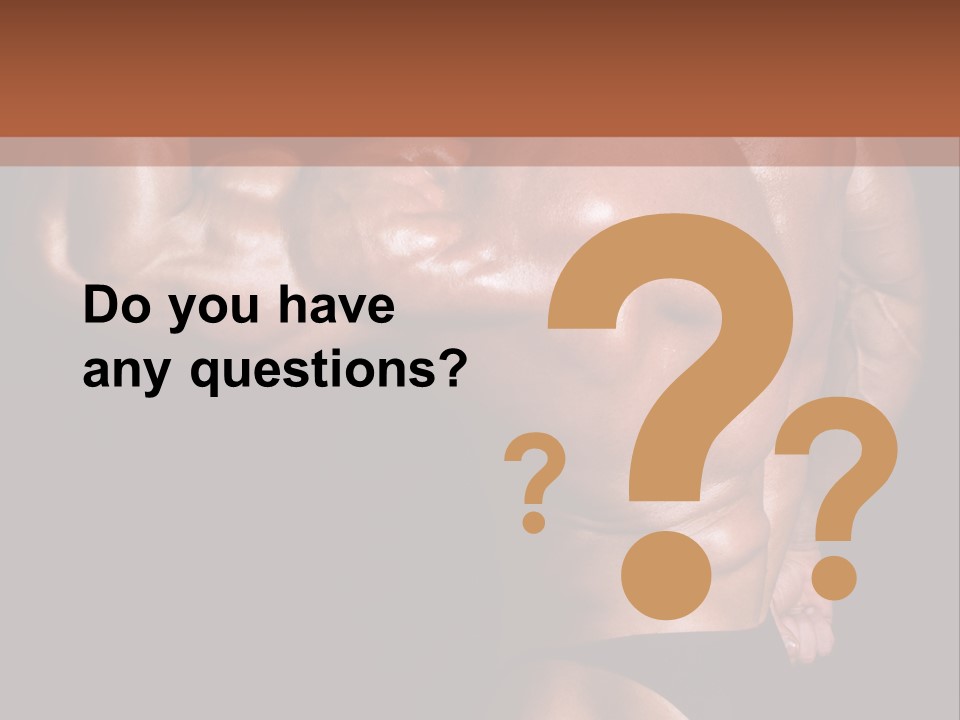 Torso Nipple Black PowerPoint Template