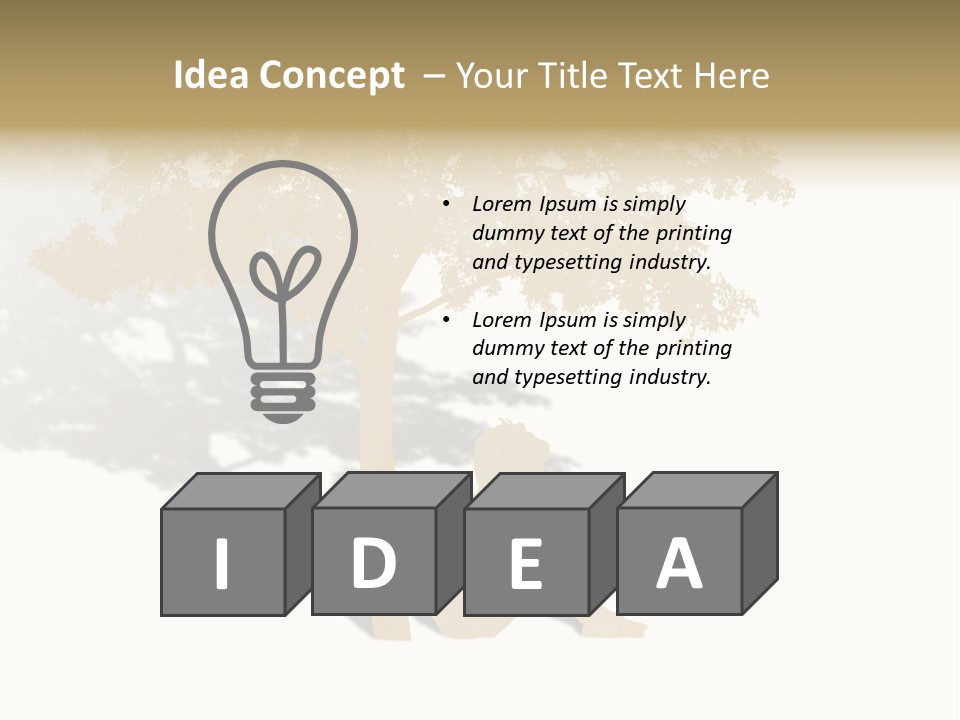 Care Concept Craft PowerPoint Template