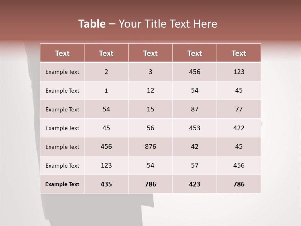 Background Length Full PowerPoint Template