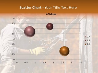 Climbing Construction Telecommunications Equipment PowerPoint Template