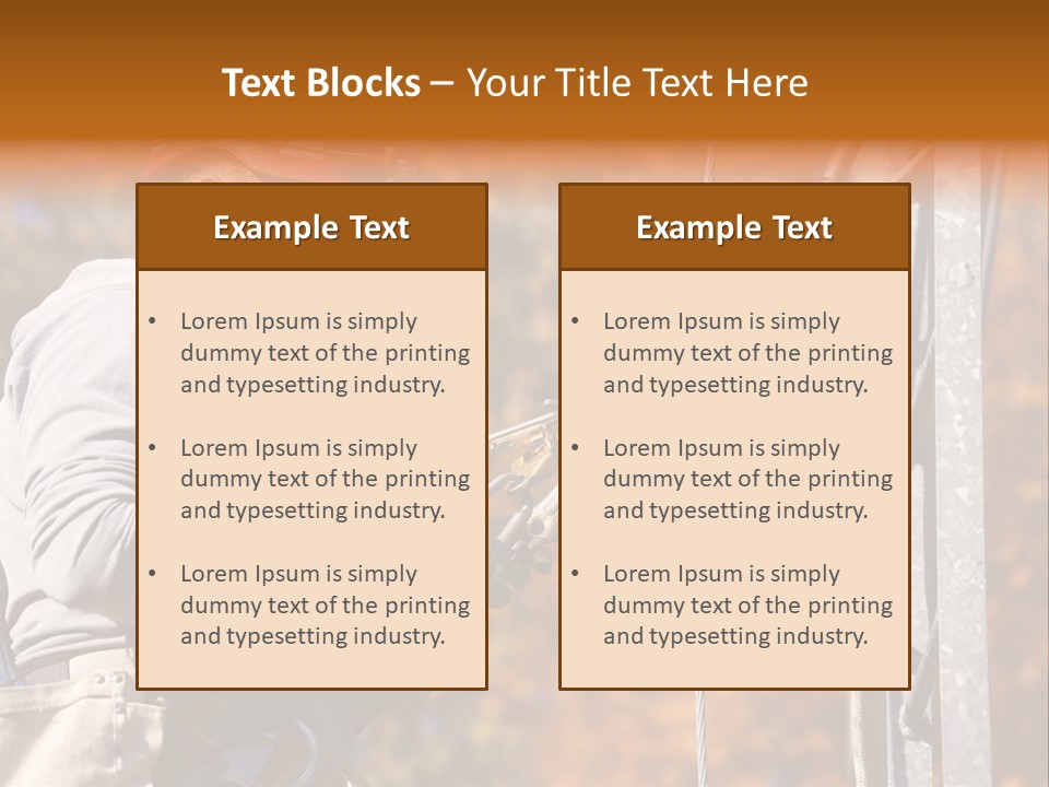 Climbing Construction Telecommunications Equipment PowerPoint Template
