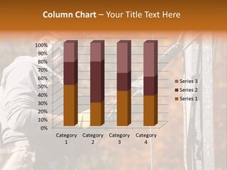 Climbing Construction Telecommunications Equipment PowerPoint Template