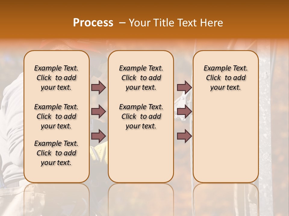 Climbing Construction Telecommunications Equipment PowerPoint Template