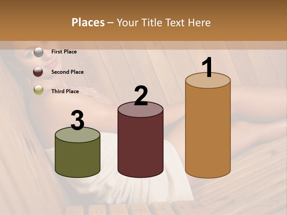 Warm Sauna Pretty PowerPoint Template