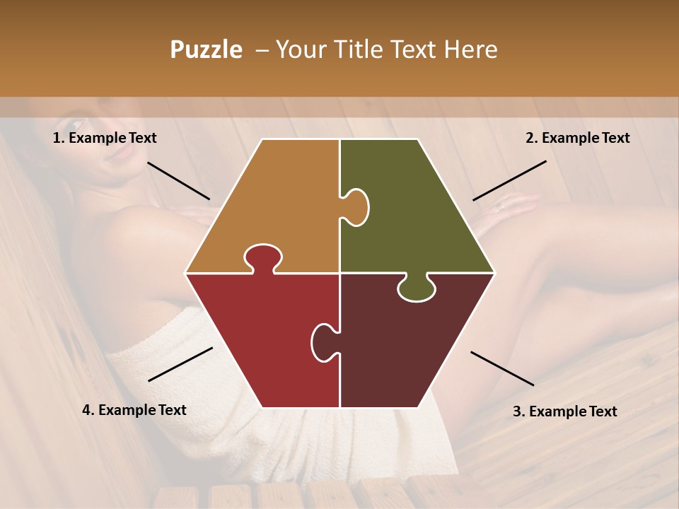 Warm Sauna Pretty PowerPoint Template