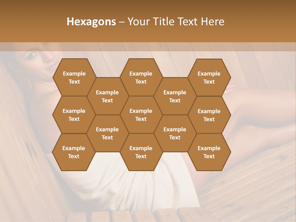 Warm Sauna Pretty PowerPoint Template