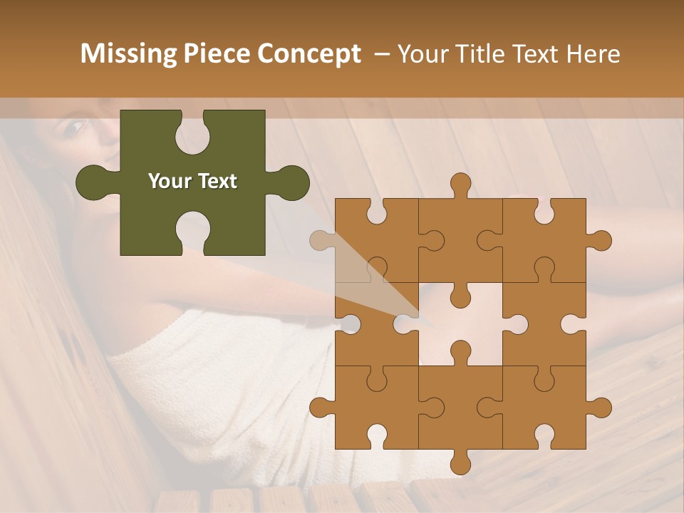 Warm Sauna Pretty PowerPoint Template