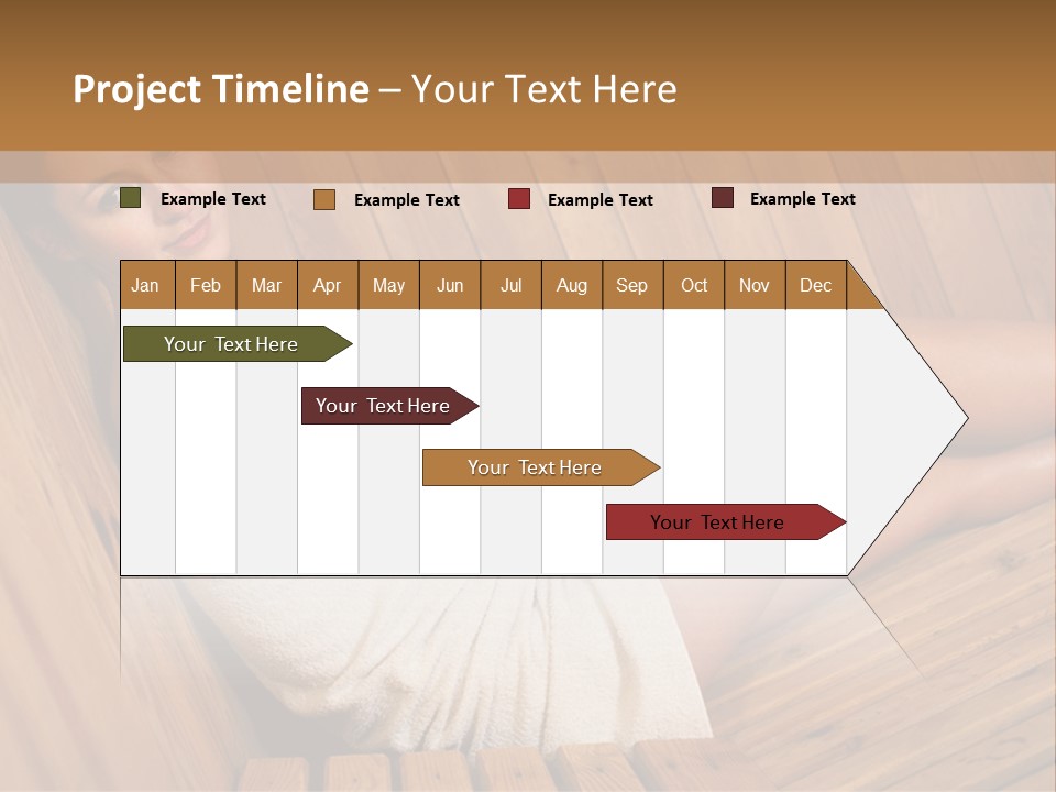 Warm Sauna Pretty PowerPoint Template