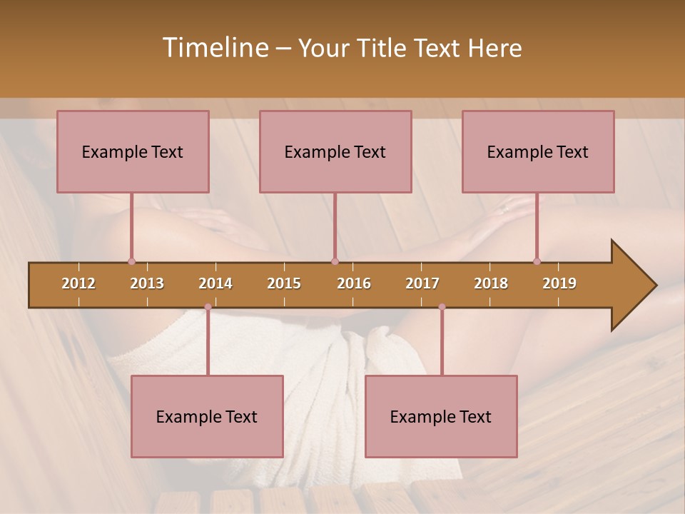 Warm Sauna Pretty PowerPoint Template