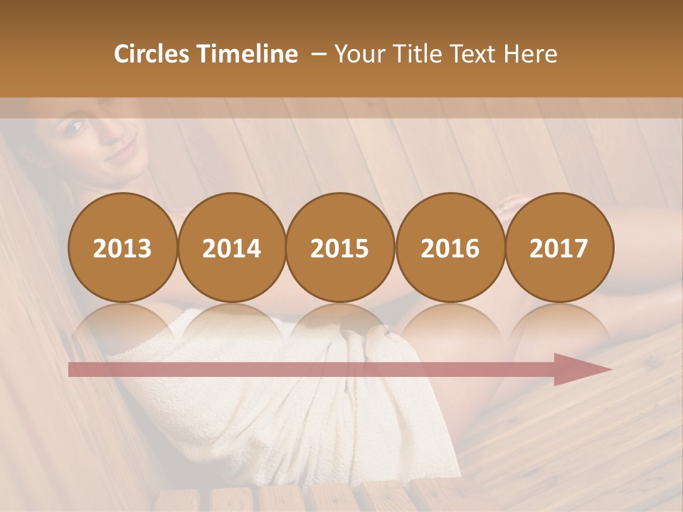 Warm Sauna Pretty PowerPoint Template