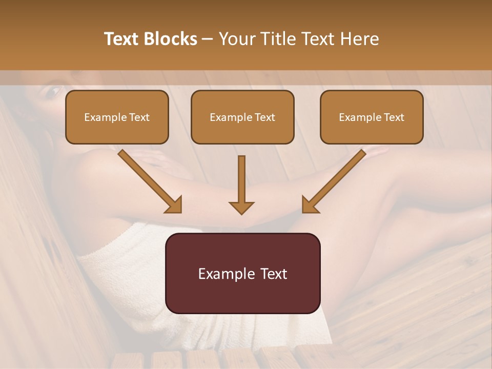 Warm Sauna Pretty PowerPoint Template