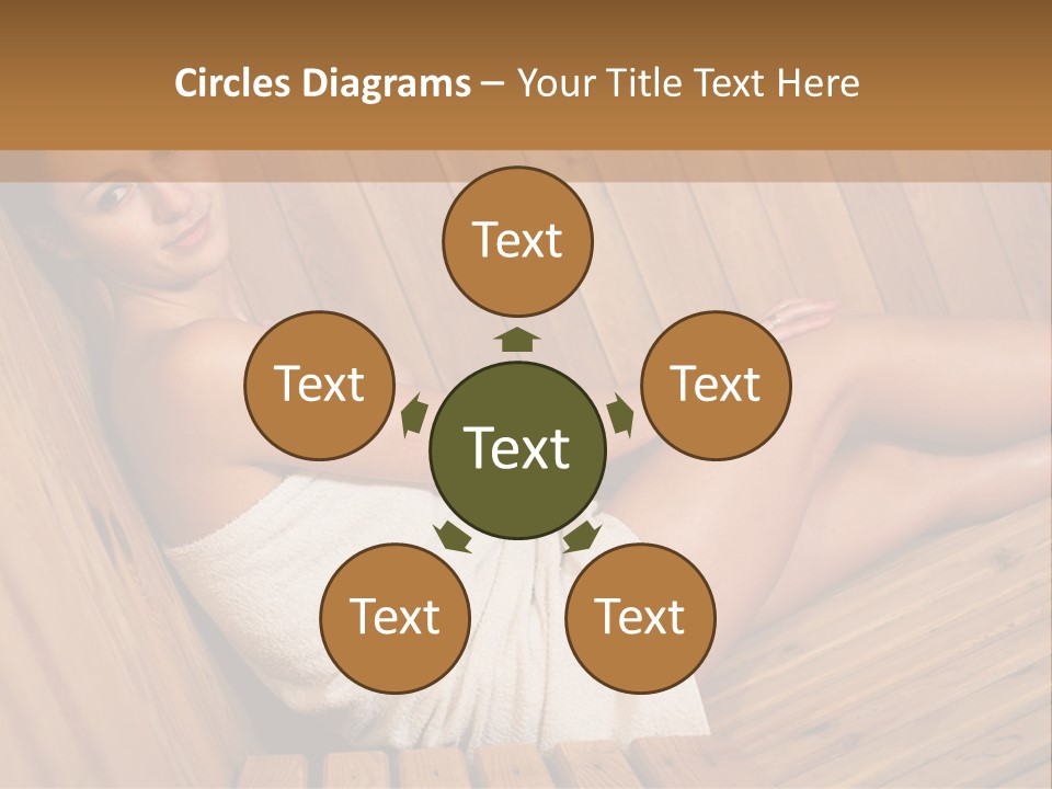 Warm Sauna Pretty PowerPoint Template