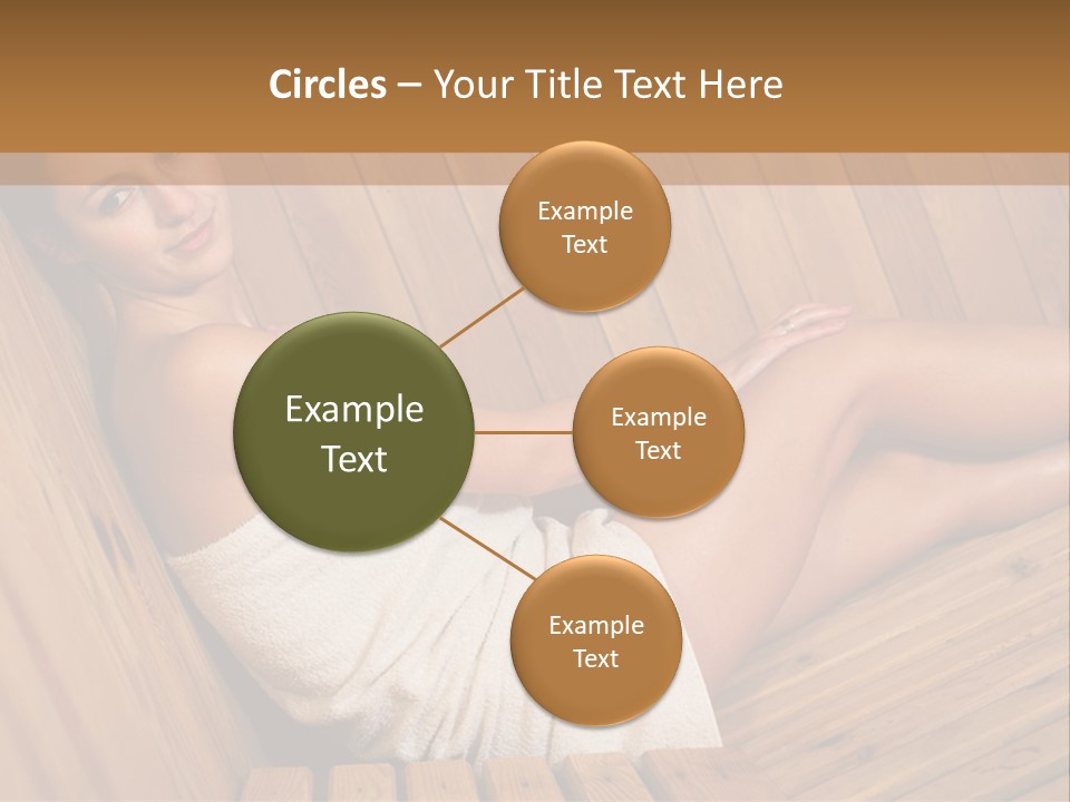 Warm Sauna Pretty PowerPoint Template