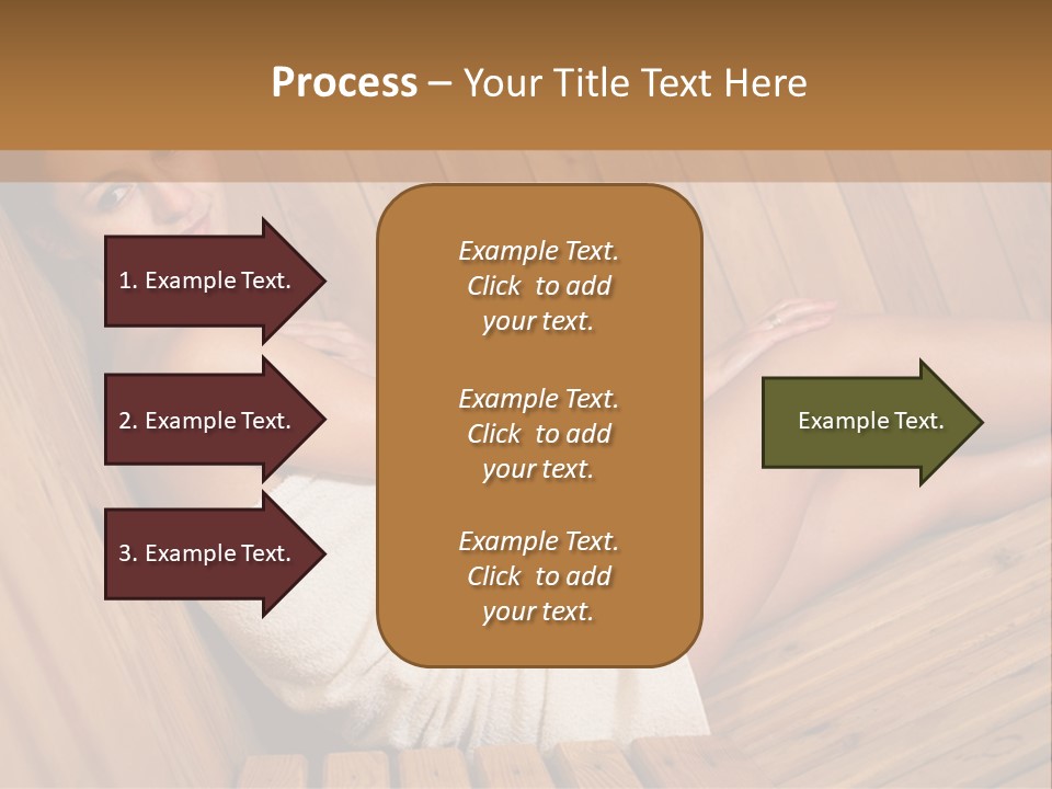 Warm Sauna Pretty PowerPoint Template