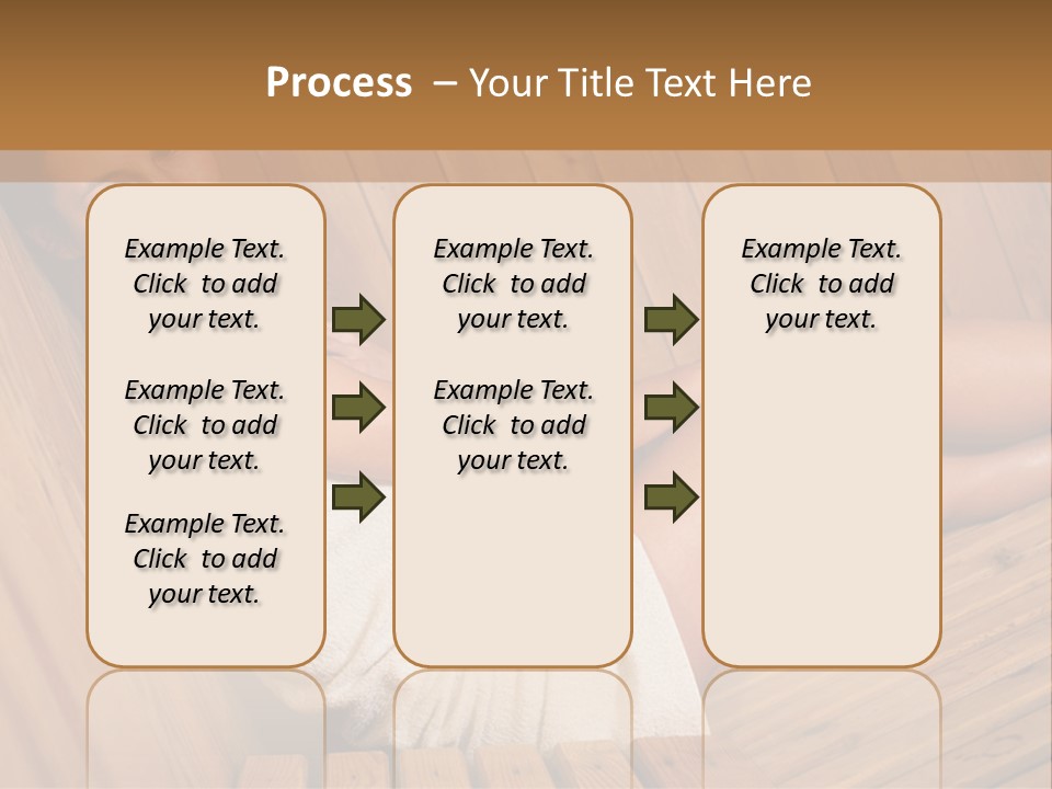 Warm Sauna Pretty PowerPoint Template