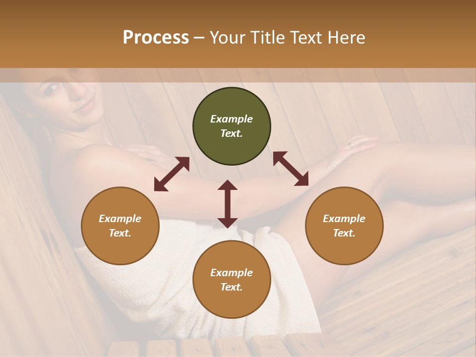 Warm Sauna Pretty PowerPoint Template