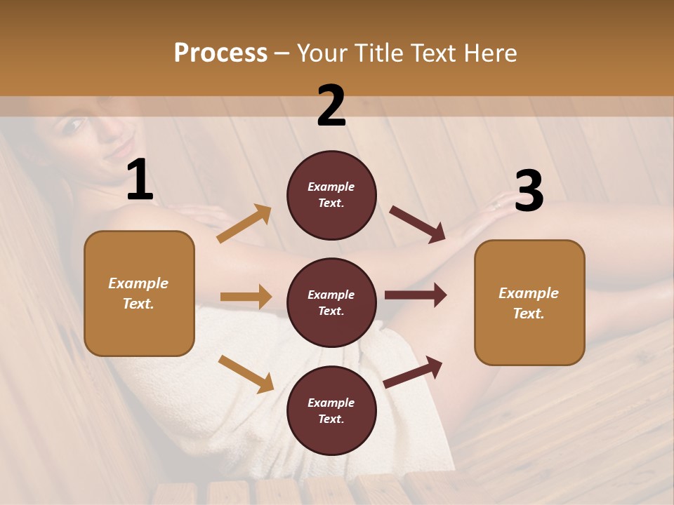 Warm Sauna Pretty PowerPoint Template
