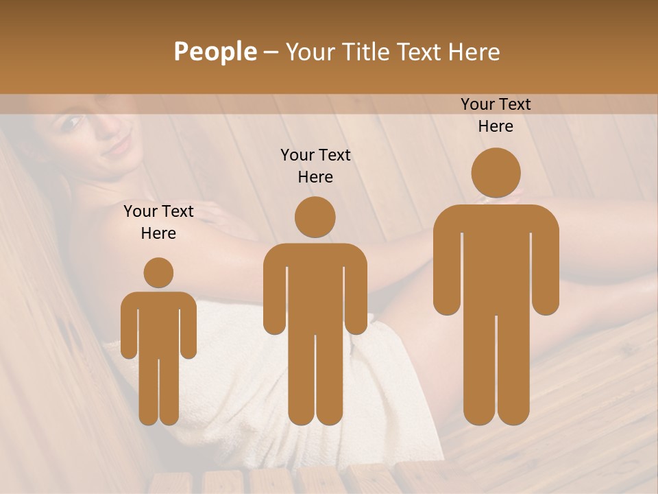 Warm Sauna Pretty PowerPoint Template