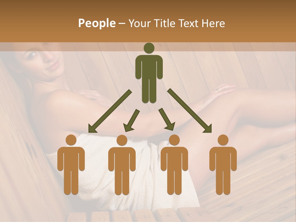 Warm Sauna Pretty PowerPoint Template